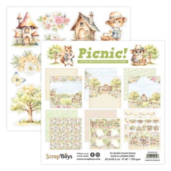 Kit de Scrapbooking Picnic! Scrap Boys 20x20cm