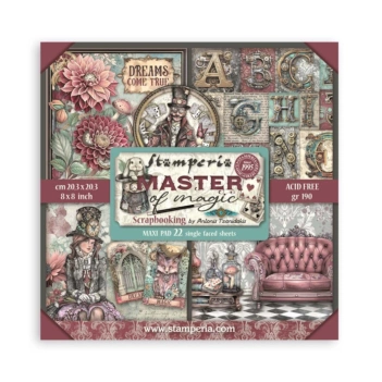 Maxi Scrapbooking Set Master of Magic Stamperia 20x20cm