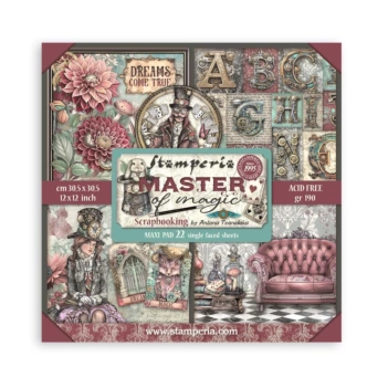 Maxi Scrapbooking Set Master of Magic Stamperia 30x30cm