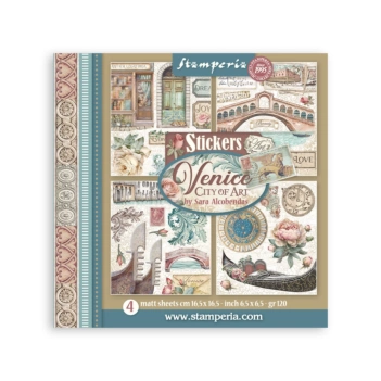 Venice City Of Art Stamperia Sticker Kit