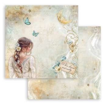 Papel Lady Butterfly Masquerade Stamperia 30x30cm
