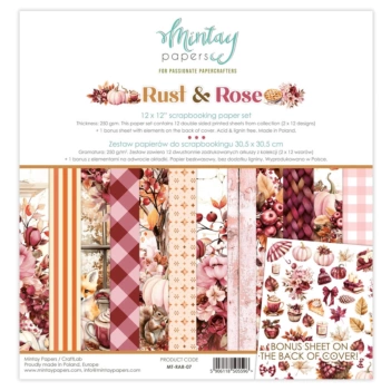 Scrapbooking Kit Rost &amp; Rose Mintay 30x30cm