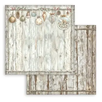 Papel Adornos White Christmas Stamperia 30x30cm