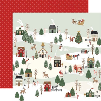 Carta Bella Christmas Village Papier Christmas Village 30x30cm