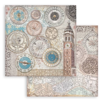 Papel Torre Sineira Venice City Of Art Stamperia 30x30cm