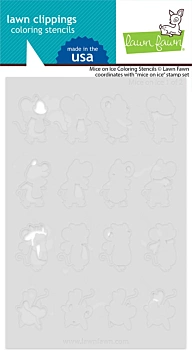 Stampo per Stencil Mice On Ice Lawn Fawn