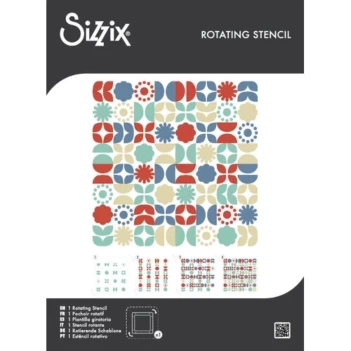 Stencil Girevole Retro Vibe Sizzix