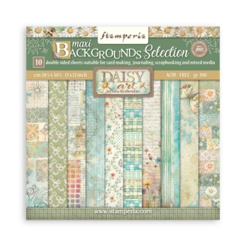 Scrapbooking set Backgrounds Daisy Art Stamperia 30x30cm