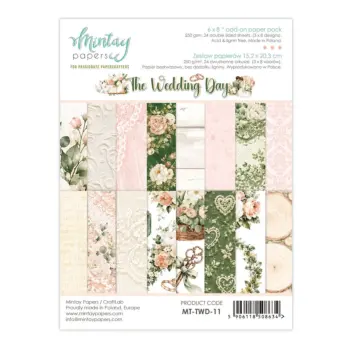 Mintay The Wedding Day Scrapbookingset 15x20cm