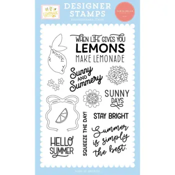 Carta Bella ‘Squeeze The Day Lemonade’ stamp set