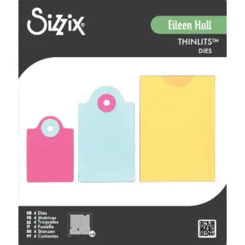 Troquel Thinlits Ephemera Pocket & Tags Sizzix