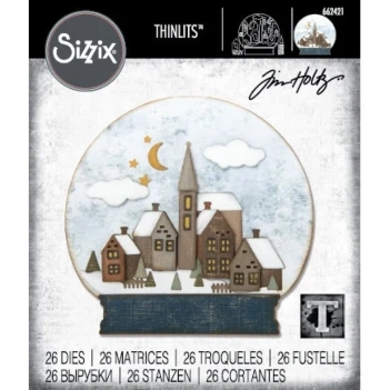 Troquel Thinlits Vault Snowglobe 2 Tim Holtz Sizzix