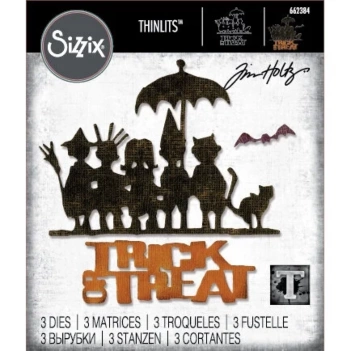 Sizzix Tim Holtz Thinlits Stanzschablone Vault Trick-Or-Treat  