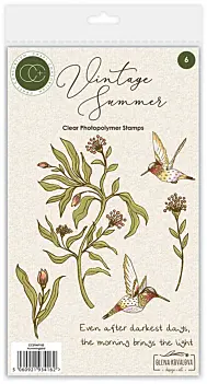 Timbri trasparenti Hummingbird Vintage Summer Craft Consortium