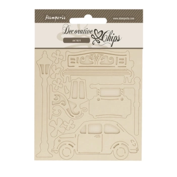 Die-Cuts in Truciolato Macchina Art of Travelling Stamperia