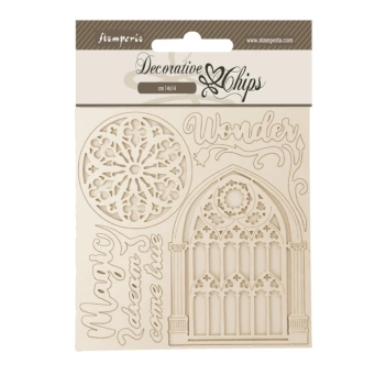 Elementy Die-cuts Chipboard Maravilla Master of Magic Stamperia