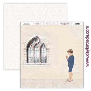 Carta SCP-687 Bambino da Comunione Marinaio Amor y Fe Dayka 30x30cm