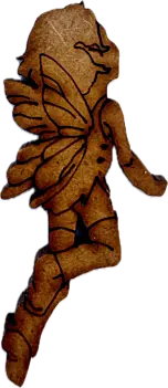 Fairy silhouette in MDF