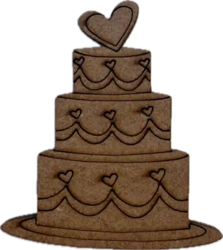 Silueta Tarta en DM