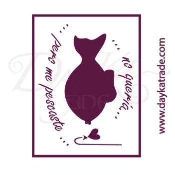SUPER OFERTA **40%** Plantilla de Stencil T-3174 Pez 21x30cm Dayka