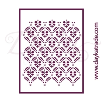 SUPER OFERTA **40%** Plantilla de Stencil T-3209 Fondo 21x30cm Dayka