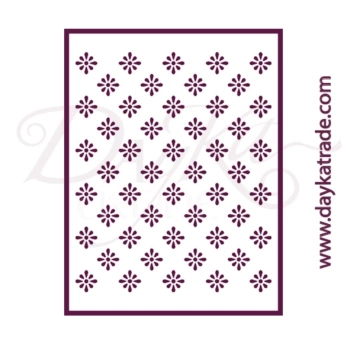 SUPER OFERTA **40%** Plantilla de Stencil T-3258 Fondo 21x30cm Dayka