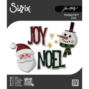 Snijmal 'Vault Holiday Tidings' van Tim Holtz, Sizzix