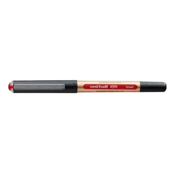 Stylo à œil large rouge Uni-Ball 1mm