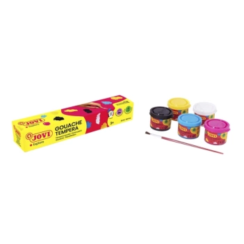 Estuche 5 témperas Jovi 35ml