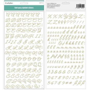 Figuritas Adhesivas ARTI Letras y Números Stickers Bolsa 170un - Oechsle