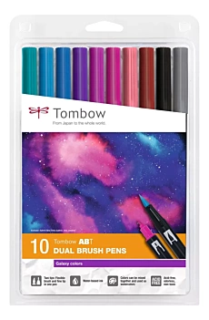 Set de 10 feutres Dual Brush Galaxy Colors Tombow
