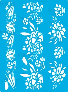 Plantilla de Stencil Estampado Tigre Fabrika Decoru 15x20cm