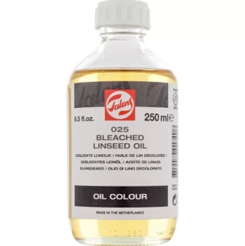 Aceite de linaza blanqueado 025 Talens 75ml