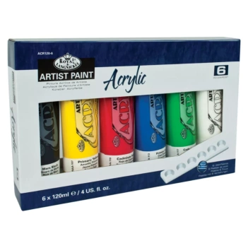 Set 6 Pinturas Acrílicas Royal & Langnickel 120ml