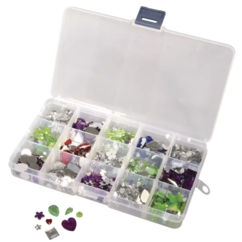 Kit de Gemas Brillantes Acrílicas de Colores Rayher
