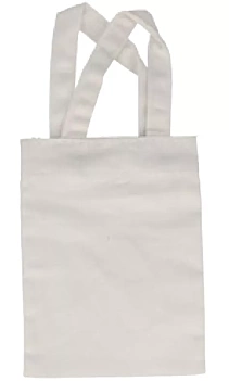 Artemio Witte Canvas Tas  7x10cm

