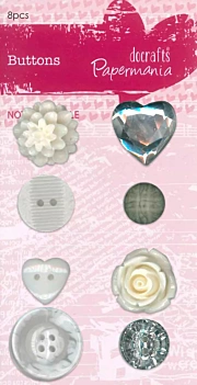 Adesivos de botões Docrafts