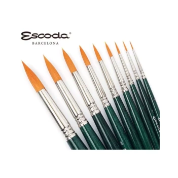 Pincel Redondo Toray Oro Barroco Verde 1410 Escoda