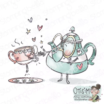Sello Spectacular Swinging Pots Stamping Bella