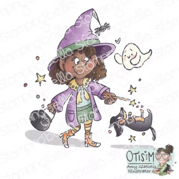 Sello Fall is Fun Girl Stamping Bella