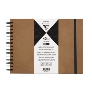 Álbum Kraft Clairefontaine 27x20cm