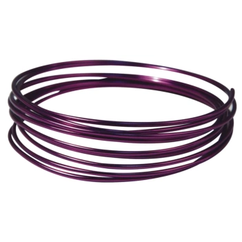 Alambre de Aluminio Violeta Rayher 2m
