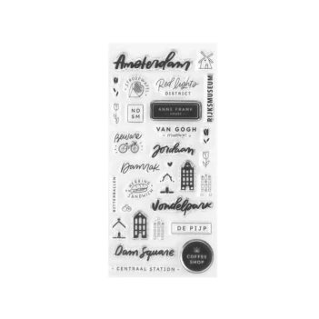 Lora Bailora Acrylstempelset Amsterdam