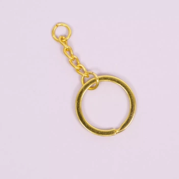 Craftelier Key Chain Ring Gold