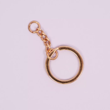 Craftelier Key Chain Ring Rose Gold