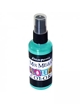 Tinta en Spray Aquacolor Turquesa Stamperia 60ml