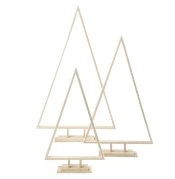 Set 3 Wooden Christmas Trees Creativ Company