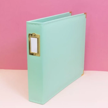 Craftelier Ring Ecoleather Album Turquoise 30x30cm