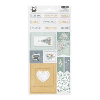 Naklejki Chipboard #01 Christmas Charm P13