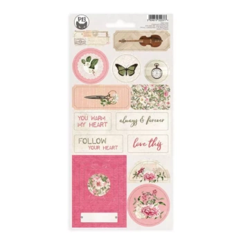 SUPER OFERTA **40%** Pegatinas de Chipboard #02 Dear Love P13